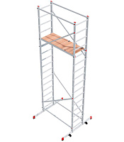 Вышка-тура Новая высота каркас алюминий рабочая высота 5,16 м