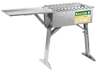 Мангал KRAFTOOL ″EXPERT″ переносной с автоматическим вращением шампуров, 300x600x800мм