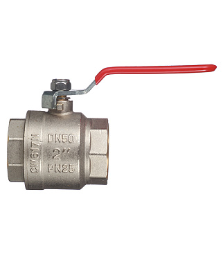 Кран шаровой латунный Valtec Base 2 ВР(г) х 2 ВР(г) ручка прямой (VT.214.N.09)