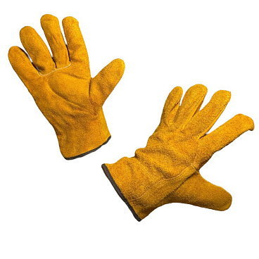 Перчатки спилковые Драйвер стандарт оранжевые 10 (XL)