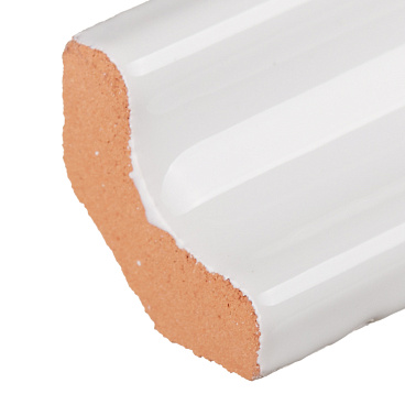 Уголок керамический прямой 200х25 мм белый