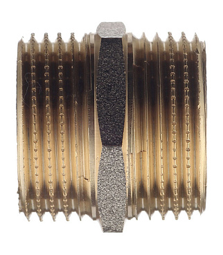 Ниппель 1 НР(ш) х 1 НР(ш) латунный