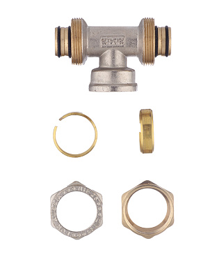 Тройник 26 обж(ц) х 3/4 ВР(г) х 26 обж(ц)