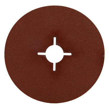 Круг фибровый шлифовальный по металлу Sait 125х22 мм P100 со шлицами