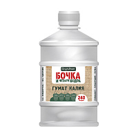 Удобрение органоминеральное универсальное гумат калия Огородник 0,6 л