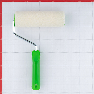 Валик велюр 180 мм d50 мм ворс 4 мм для алкидной основы с ручкой Wenzo Siena