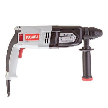 Перфоратор электрический Ресанта П-30-900К 900 Вт 4,3 Дж SDS-plus (75/3/2)