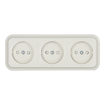 Розетка Svet накладная бежевая (EV0361-8332)