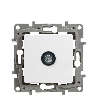 Розетка телевизионная Legrand Etika встраиваемая белая (672251)