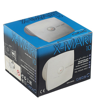 Вентилятор осевой Cata X-Mart 10 150х150 мм d100 мм слоновая кость