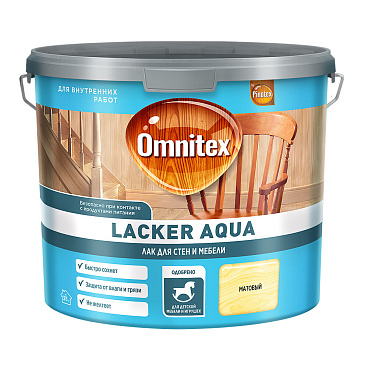 Лак акриловый Pinotex/Omnitex Lacker Aqua 2,7 л матовый