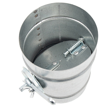 Дроссель-клапан для круглых воздуховодов d160 мм оцинкованный Era Pro