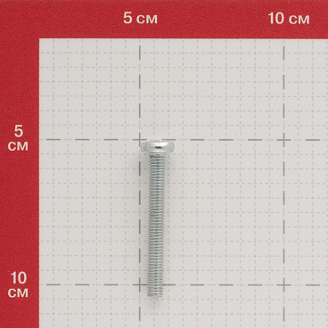 Винт оцинкованный M6x50 мм DIN 7985 полукруглая головка (6 шт.)