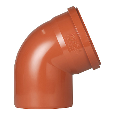 Отвод Ostendorf KGВ d160 мм 67° пластиковый для наружной канализации (222230)