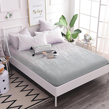 Простыня 215х240 см бязь бежевая Melissa Neman