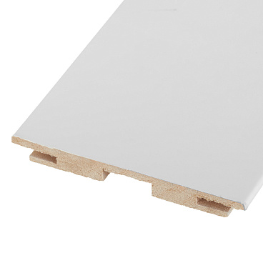 Доборная планка телескопическая Мона/Честер 100х10х2070/2130 мм эмаль белая (1 шт.)