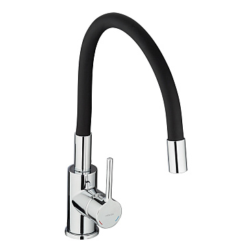 Смеситель для кухни Milardo Meal хром с гибким изливом однорычажный (M01SB0FM05)