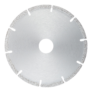 Диск алмазный по металлу Hilberg 125х22,2х1,7 мм сегментный сухой рез (510125)