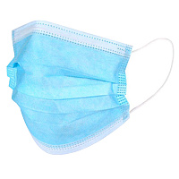 Маска защитная трехслойная одноразовая (50 шт.) (28832 9)