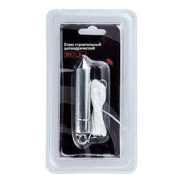 Отвес строительный цилиндрический 100 г Hesler