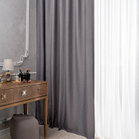 Штора рогожка трюфель 180х280 см Legrand Осло (58126149)