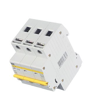 Автоматический выключатель модульный IEK Karat ВА 47-29 3P 10А тип C 4,5 кА 400 В (MVA20-3-010-C)