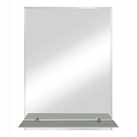 Зеркало с полкой прямоугольное 50х69 см Continent Corvo (В241)