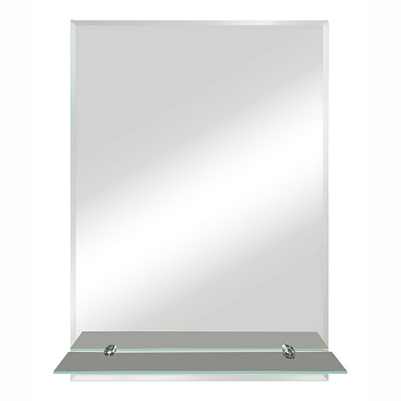 Зеркало с полкой прямоугольное 50х69 см Continent Corvo (В241)