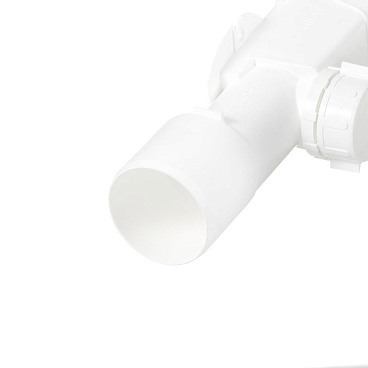 Сифон для стиральной машины Alcadrain скрытого монтажа белый (APS4)
