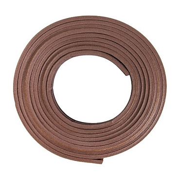 Уплотнитель для окон и дверей 9х4 мм 6 м (3+3 м) E профиль самоклеящийся коричневый