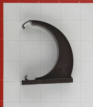 Кронштейн желоба Docke Lux пластиковый d140 мм шоколад RAL 8019