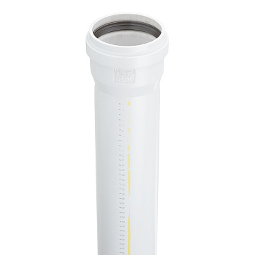 Труба канализационная Ostendorf SKEM d110х2000 мм пластиковая шумопоглощающая для внутренней канализации (335060)