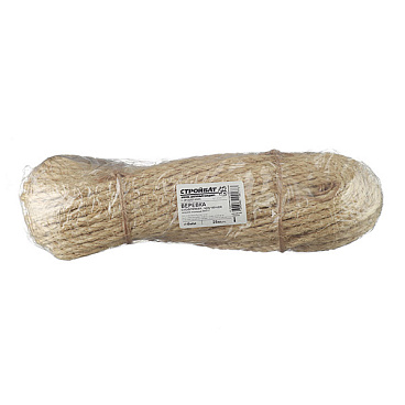 Веревка крученая сизалевая 3 пряди d4 мм 25 м