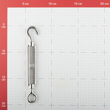 Талреп крюк-кольцо M6 DIN 1480 нержавеющая сталь