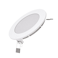 Светильник встраиваемый светодиодный белый 6 Вт 6500К IP20 Gauss Slim ДВО (939111306)