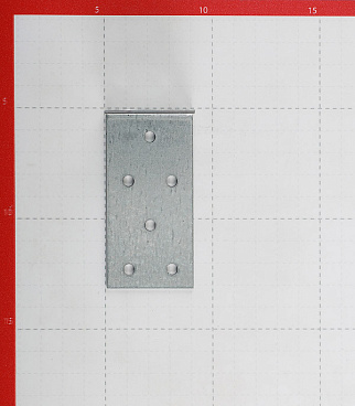 Уголок соединительный оцинкованный 40х80х40х2 мм