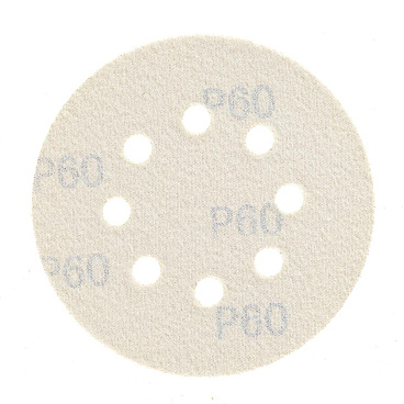 Диск шлифовальный КМ Gold d125 мм P60 на липучку бумажная основа (5 шт.)