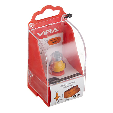 Фреза кромочная калевочная Vira (553354) по дереву d19х10 мм