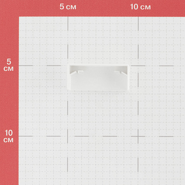 Заглушка торцевая для кабель-канала DKC 40х17 мм белая (00579)