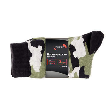 Носки мужские Hesler кардная пряжа 41-43 камуфляж (3 пары)