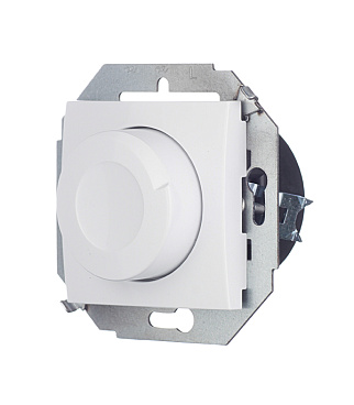 Диммер Simon 15 встраиваемый белый поворотно-нажимной (1591311-030)