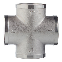 Крестовина Valtec 1 ВР(г) х 1 ВР(г) х 1 ВР(г) х 1 ВР(г) латунная (VTr.760.N.0006)