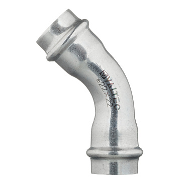 Угол VALTEC (VTi.959.I.002222) 45° 22 мм ВВ нержавеющая сталь