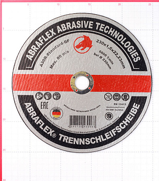 Круг отрезной по металлу Abraflex 230х22х1,6 мм (А230162223/30063)