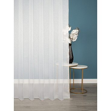 Тюль искусственный лен шампань 300х280 см Amore Mio (99098)