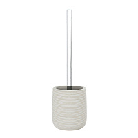 Ершик для унитаза Fora Bricks напольный полирезин/металл бежевый (FOR-BRK025BE/5393)