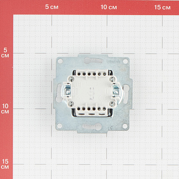 Выключатель Lezard Karina одноклавишный встраиваемый черный бархат с подсветкой (707-4288-111)