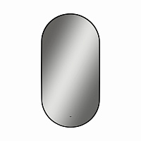 Зеркало с подсветкой овальное 50х100 см бесконтактный сенсор Continent Capsula Led (ЗЛП5031)