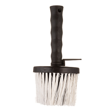 Кисть круглая искусственная щетина пластиковая ручка Matrix d110 мм для эмалей и лаков на водной основе