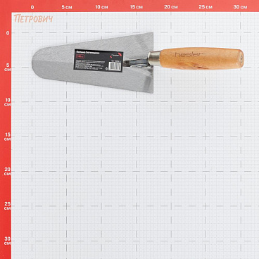 Кельма бетонщика Hesler/Wenzo 180 мм с деревянной ручкой
